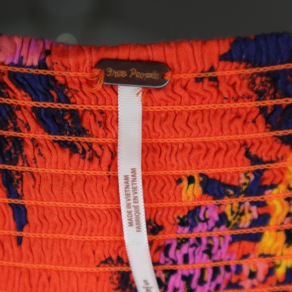 Free People Mini Floral Flowy Dress Size SMALL - Picture 7 of 7